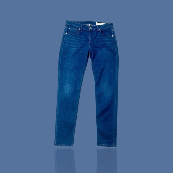 Rag & Bone ‘Dre Low-Rise Slim Fit Boyfriend’ Jeans in “Calimet” Wash Size 27 - Picture 4 of 16